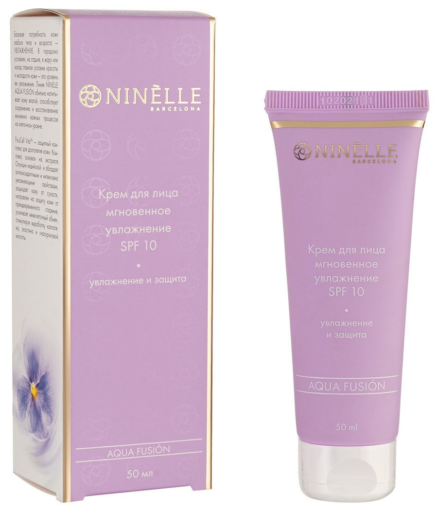 Крем для обличчя Ninelle Aqua Fusion SPF 10 Миттєве зволоження, 50 мл (27225) - фото 1