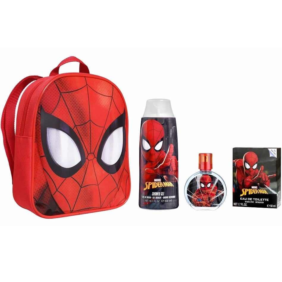 Набор Spider-man в рюкзачке для мальчиков Туалетна вода 50 мл + Гель для душа 300 мл - фото 1
