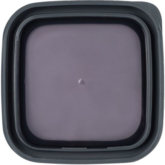 Контейнер для сипучих продуктів Violet House, 0,5 л, чорний (0309 Transparent Black) - фото 4