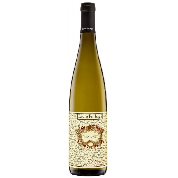 Вино Livio Felluga Pinot Grigio, біле, сухе, 13%, 0,75 л - фото 1
