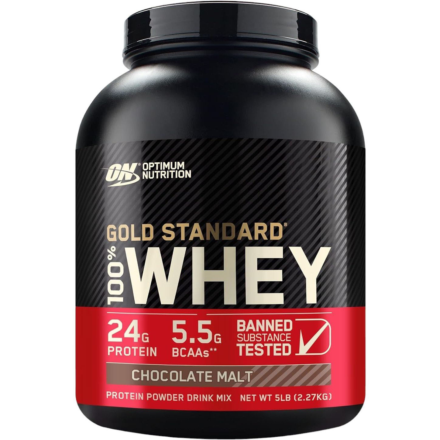 Сывороточный протеин Optimum Nutrition Whey Gold Standard Chocolate malt 2.27 кг - фото 1