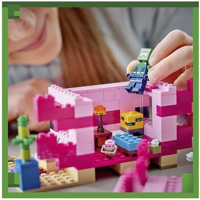 Конструктор LEGO Minecraft Дом Аксолотля, 242 детали (21247) - фото 7