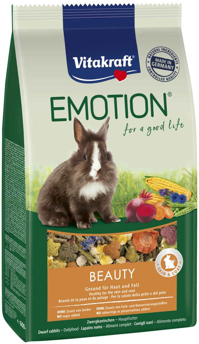 Корм для кроликов Vitakraft Emotion Beauty Selection, 600 г (31455/33745) - фото 1