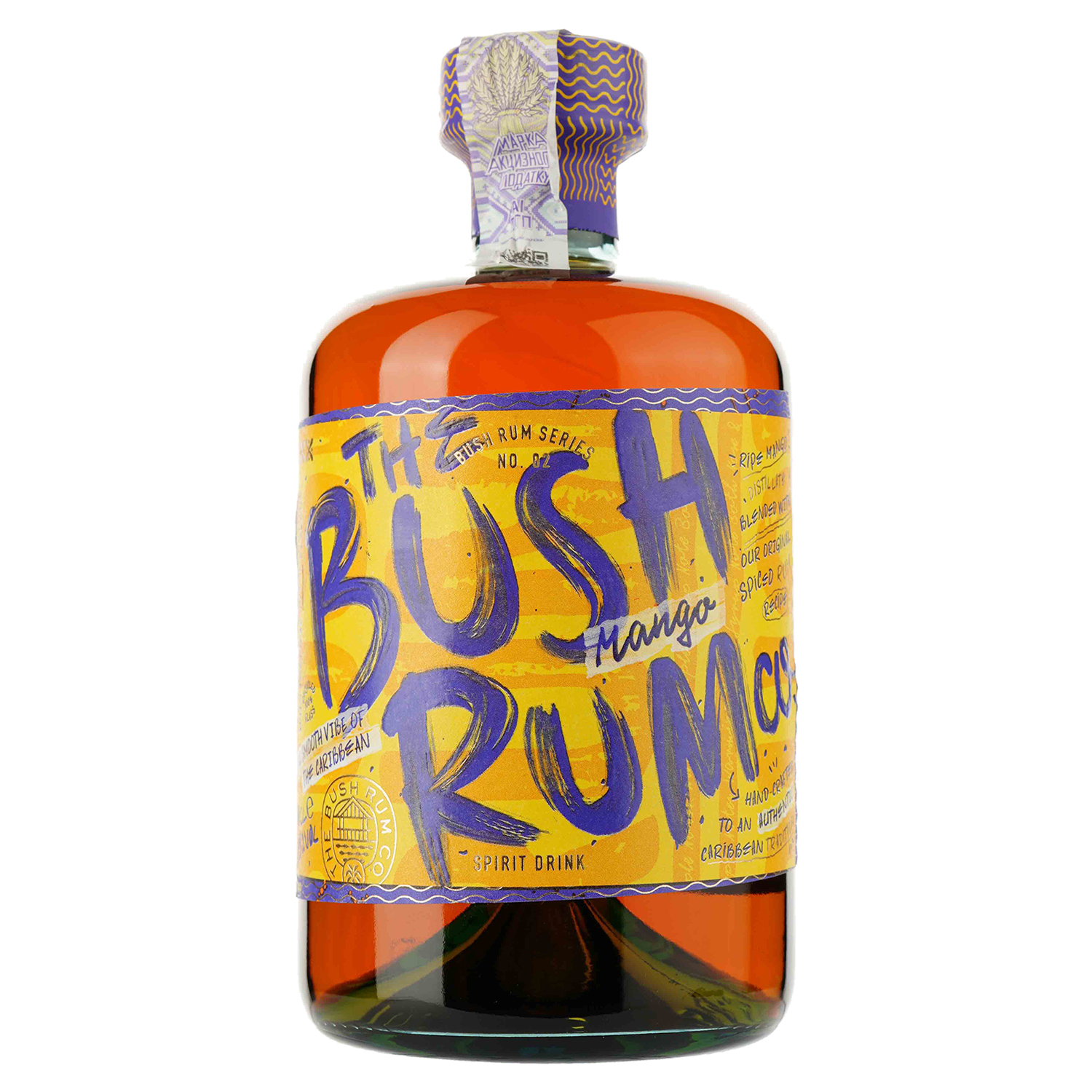 Ромовий напій The Bush Mango Rum, 37,5%, 0,7 л (864069) - фото 1