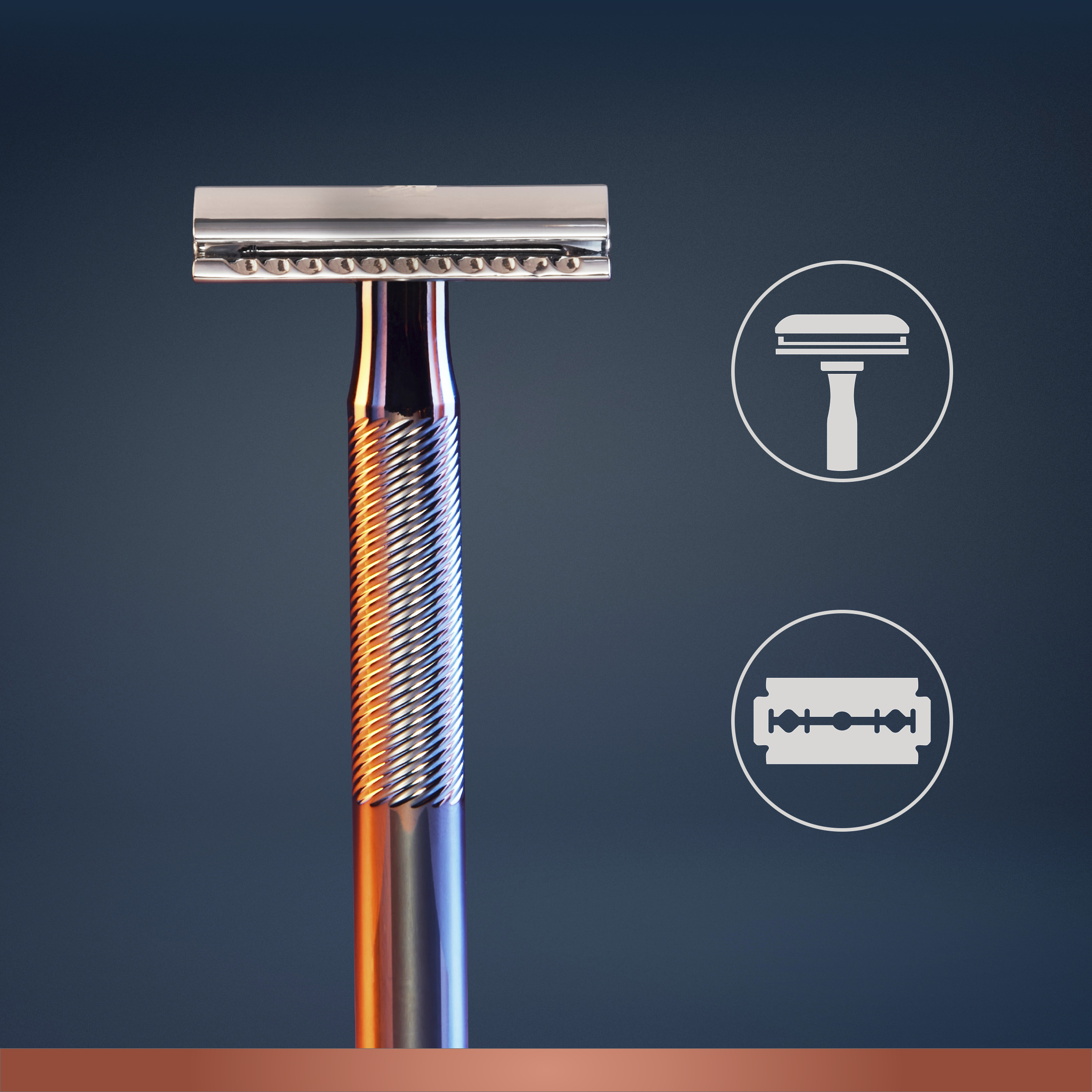 Сменные лезвия на станок Gillette King C. 10 шт. - фото 6