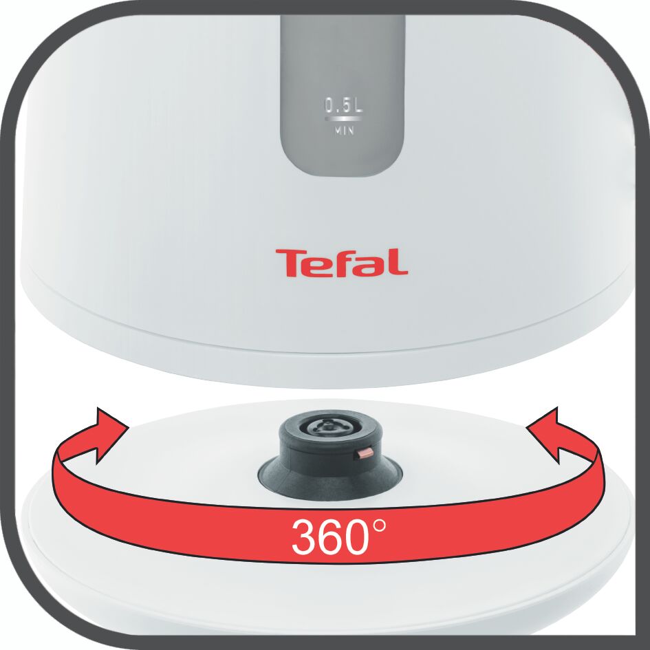 Електрочайник Tefal KO200130 білий - фото 6