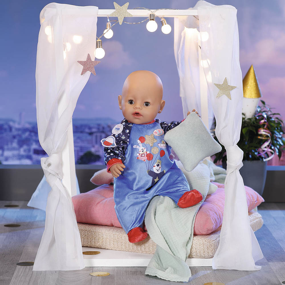 Одяг для ляльки Baby Born Святковий комбінезон синій (831090-2) - фото 6
