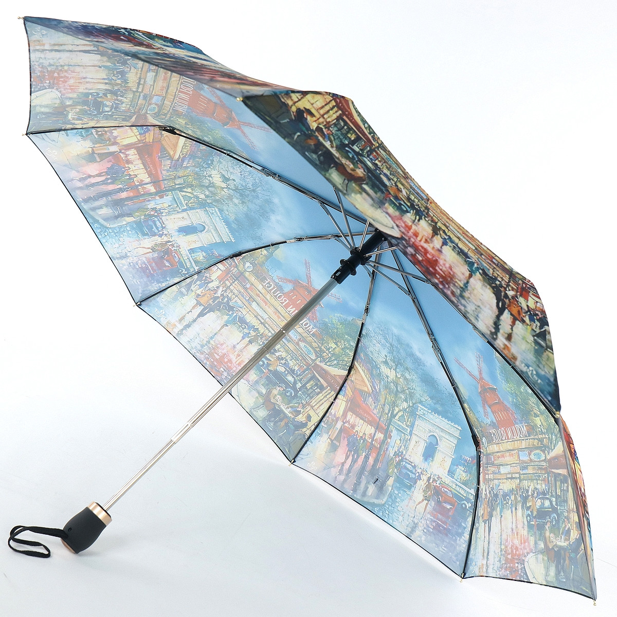 Женский складной зонтик полный автомат Trust 102 см разноцветный - фото 7