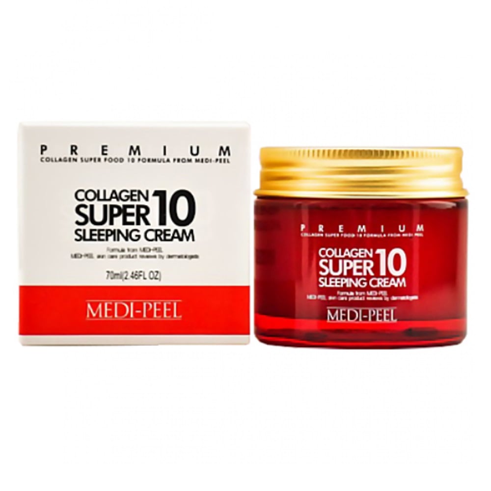 Крем нічний для обличчя Medi-Peel з колагеном Collagen Super10 Sleeping Cream, 70 мл - фото 1
