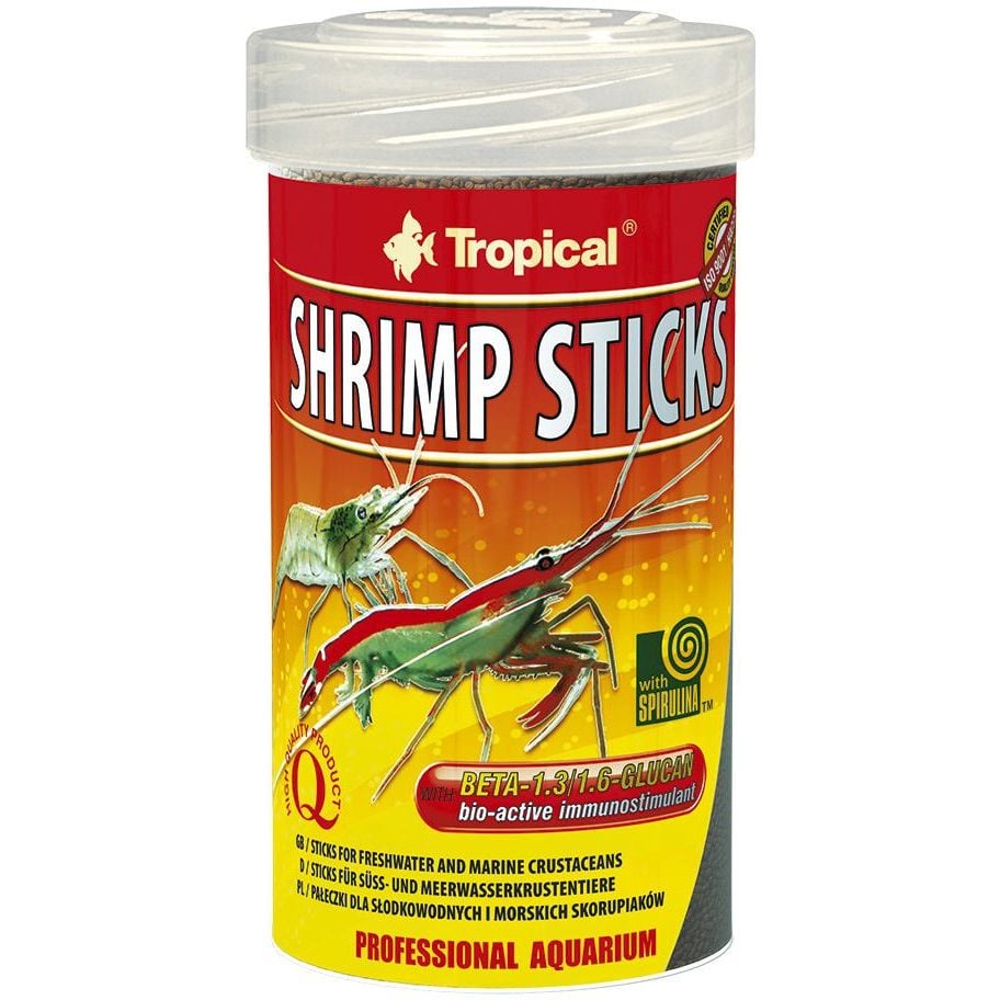 Фото - Корм для рыб Tropical Корм для креветок та раків  Shrimp Sticks, 55 г 
