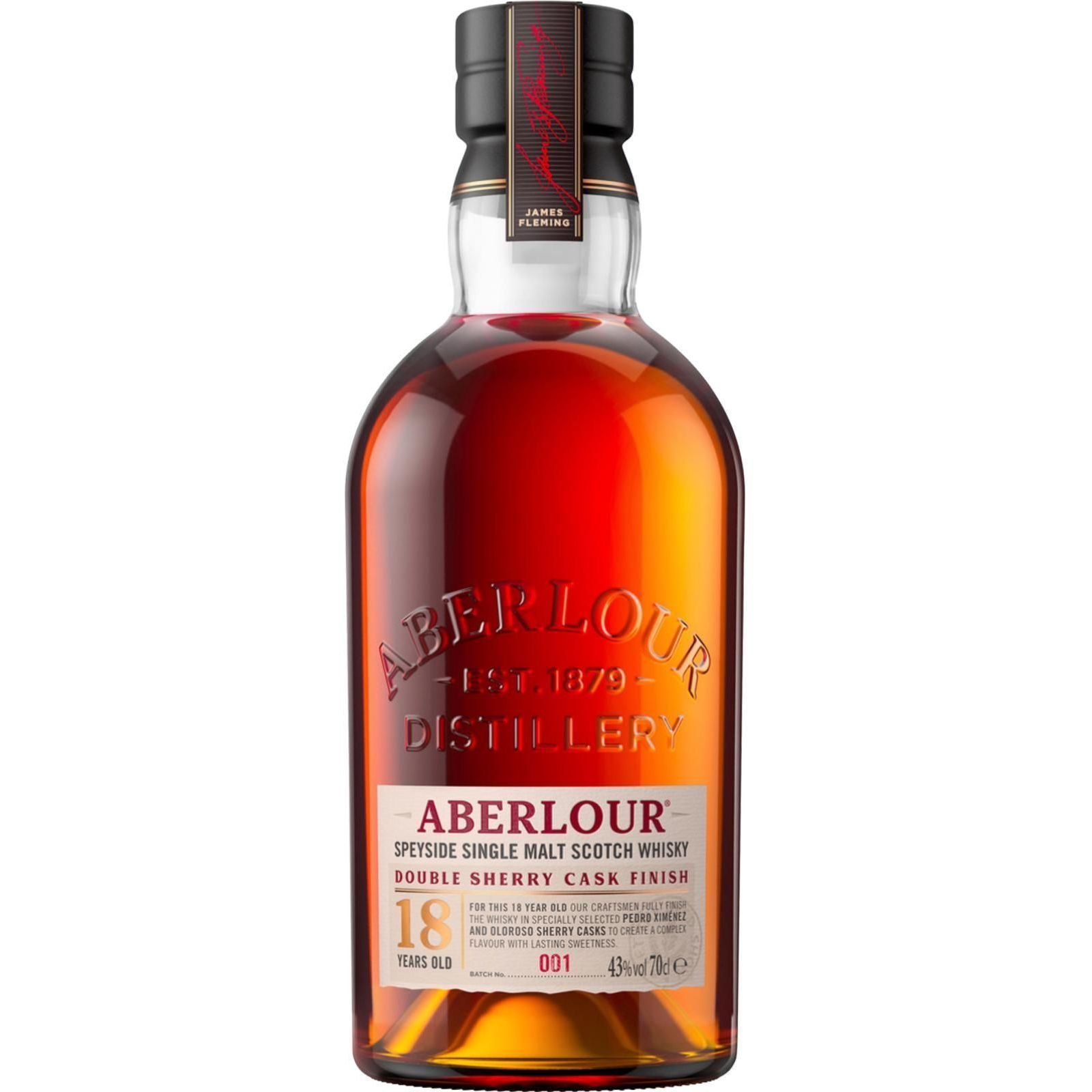 Виски Aberlour 18 yo Double Sherry Cask Finish Single Malt Scotch Whisky 43% 0.7 л - фото 1
