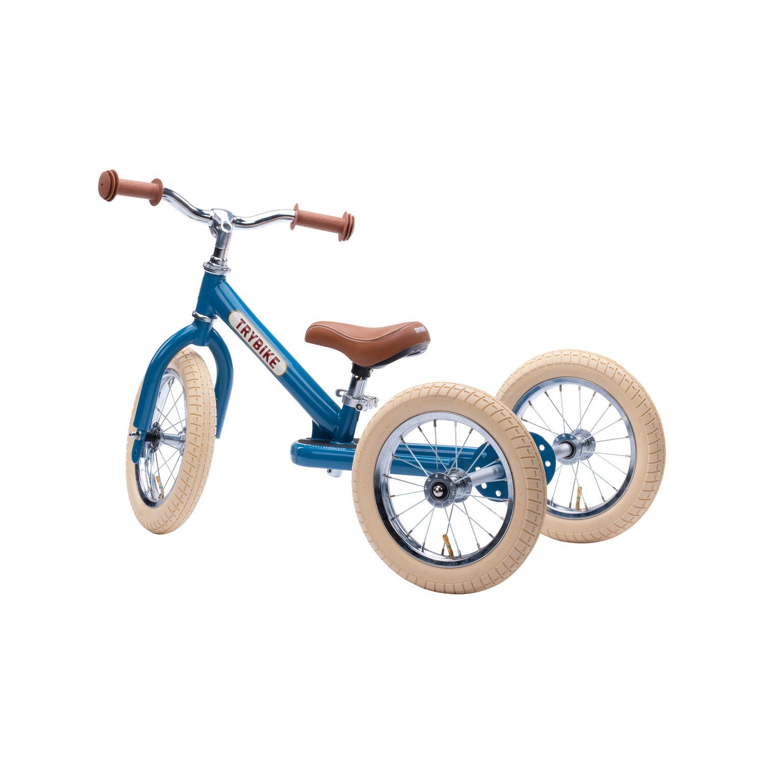 Триколісний балансуючий велосипед Trybike steel 2 в 1, синій (TBS-3-BLU-VIN) - фото 2