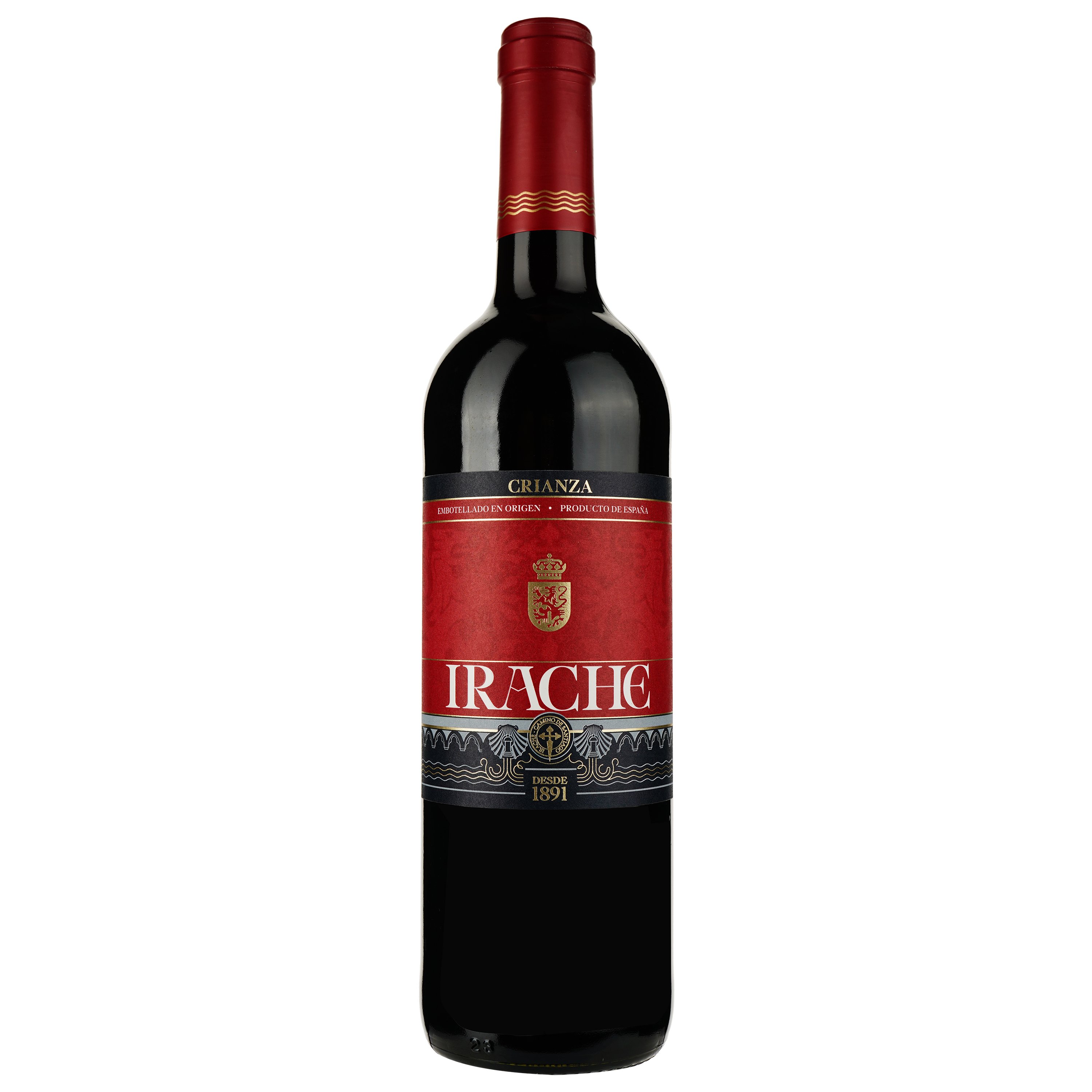 Вино Irache Crianza 2019 красное сухое 0.75 л - фото 1