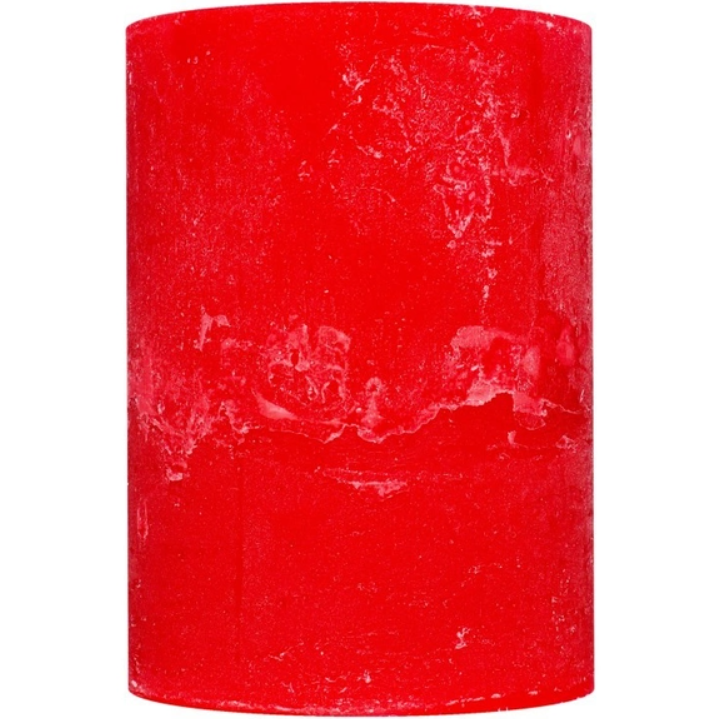 Свеча Pragnis Рустик, 8,5х12 см, красная (C8512-125) - фото 1