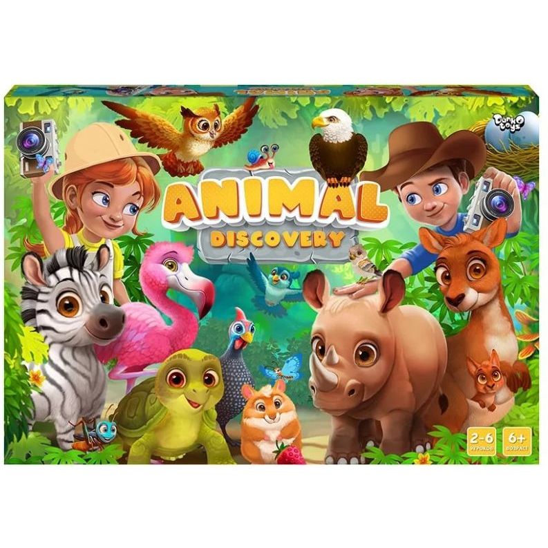 Настільна гра Animal Discovery Danko Toys G-AD-01-01U укр - фото 1