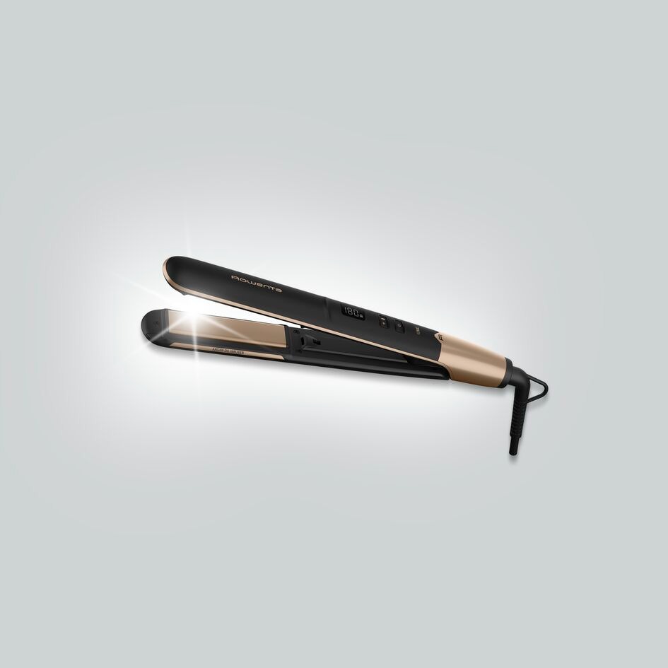 Випрямляч для волосся Rowenta Express Shine Argan Oil чорний (SF4630F0) - фото 7