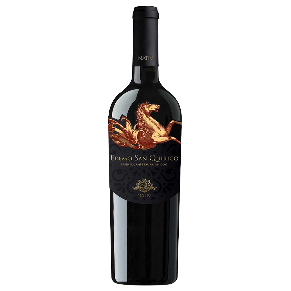 Вино Nativ Eremo San Quirico, Aglianico Taurasini DOC, червоне, сухе, 14,5%, 0,75 л - фото 1