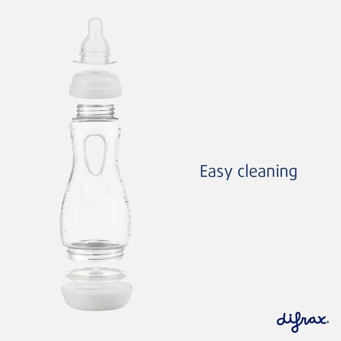 Антиколиковая бутылочка Difrax Sage с силиконовой соской и проемом для держания 240 мл (193 Sage) - фото 3