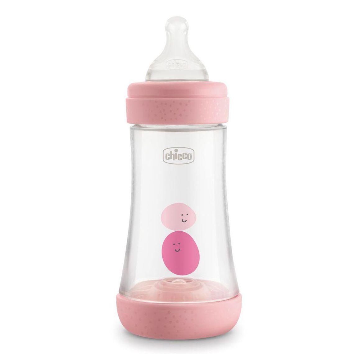 Бутылочка для кормления Chicco Perfect 5, с силиконовой соской, 240 мл, розовый (20223.10.40) - фото 3