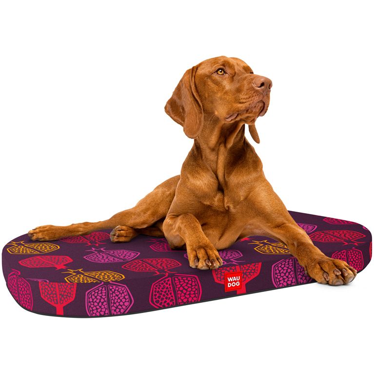 Лежанка для собак Waudog Relax, Гранат, со сменным чехлом, размер L, 100х70 см (099-0107) - фото 2