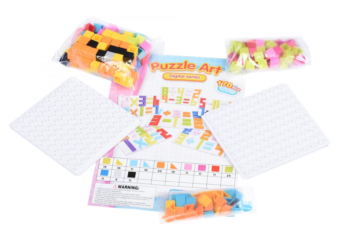 Пазл-мозаика Same Toy Puzzle Art Didgital series Цифры, 170 элементов (5991-1Ut) - фото 3