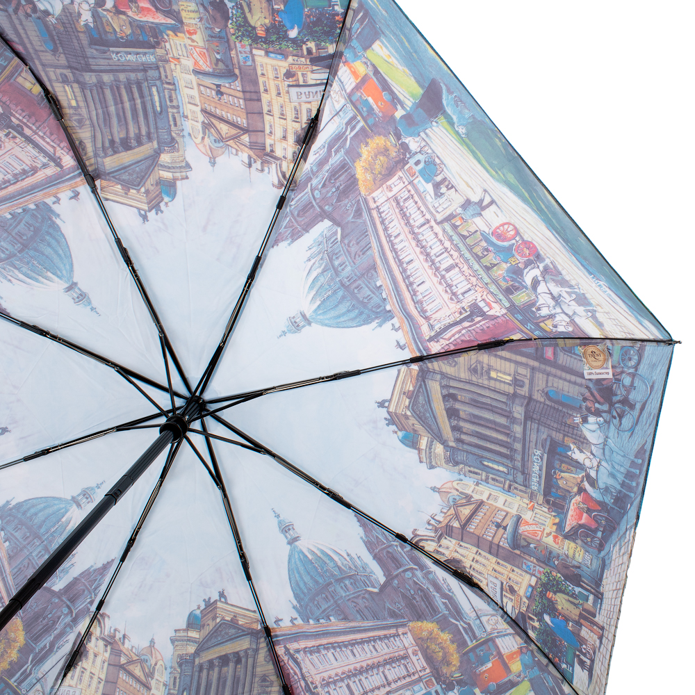 Женский складной зонтик полный автомат Trust 92 см разноцветный - фото 3