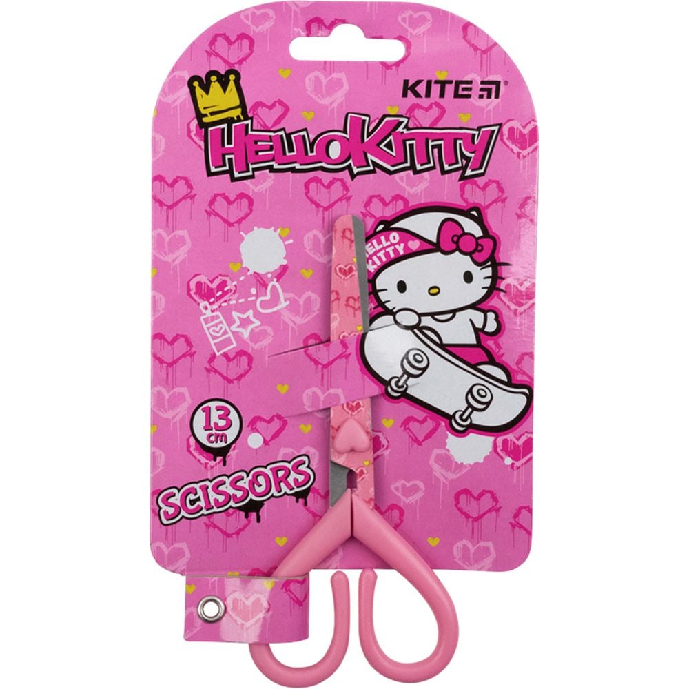 Ножницы детские Kite Hello Kitty с рисунком на лезвии 13 см (HK21-121) - фото 1