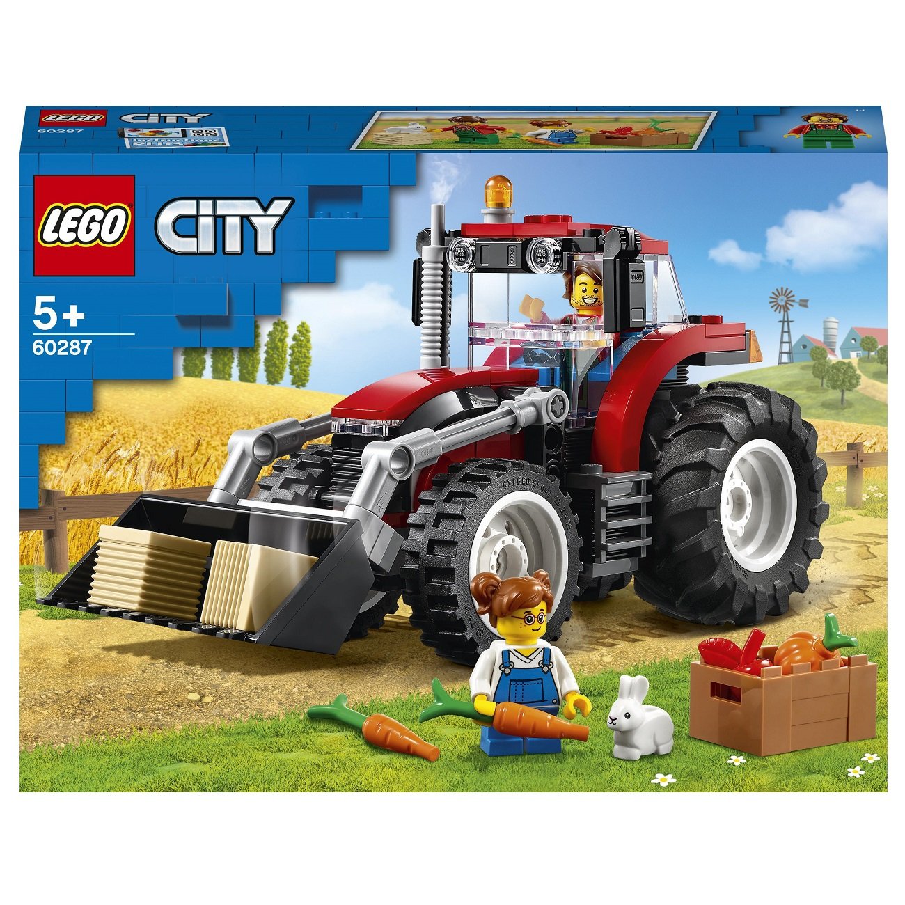Конструктор LEGO City Трактор, 148 деталей (60287) - фото 1