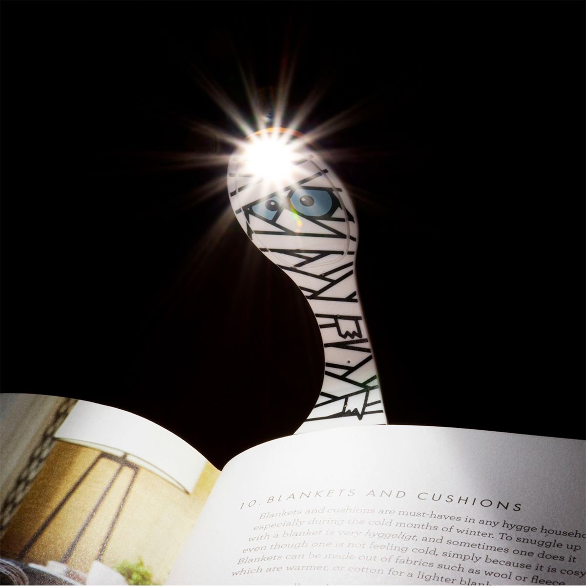 Закладка-фонарик Flexilight Классика Мумия, 14,7х3,6х1,3 см (FLMY) - фото 4
