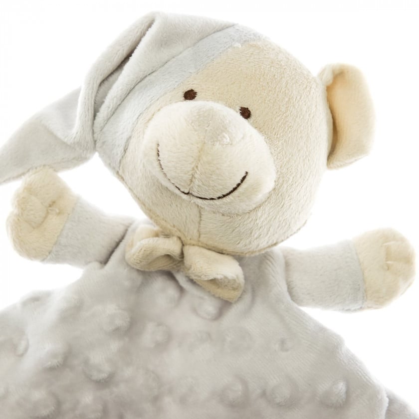 Плед з іграшкою-ковдрою Interbaby Bubble Dou-Dou Bear Gray, 110х80 см (8100220) - фото 5