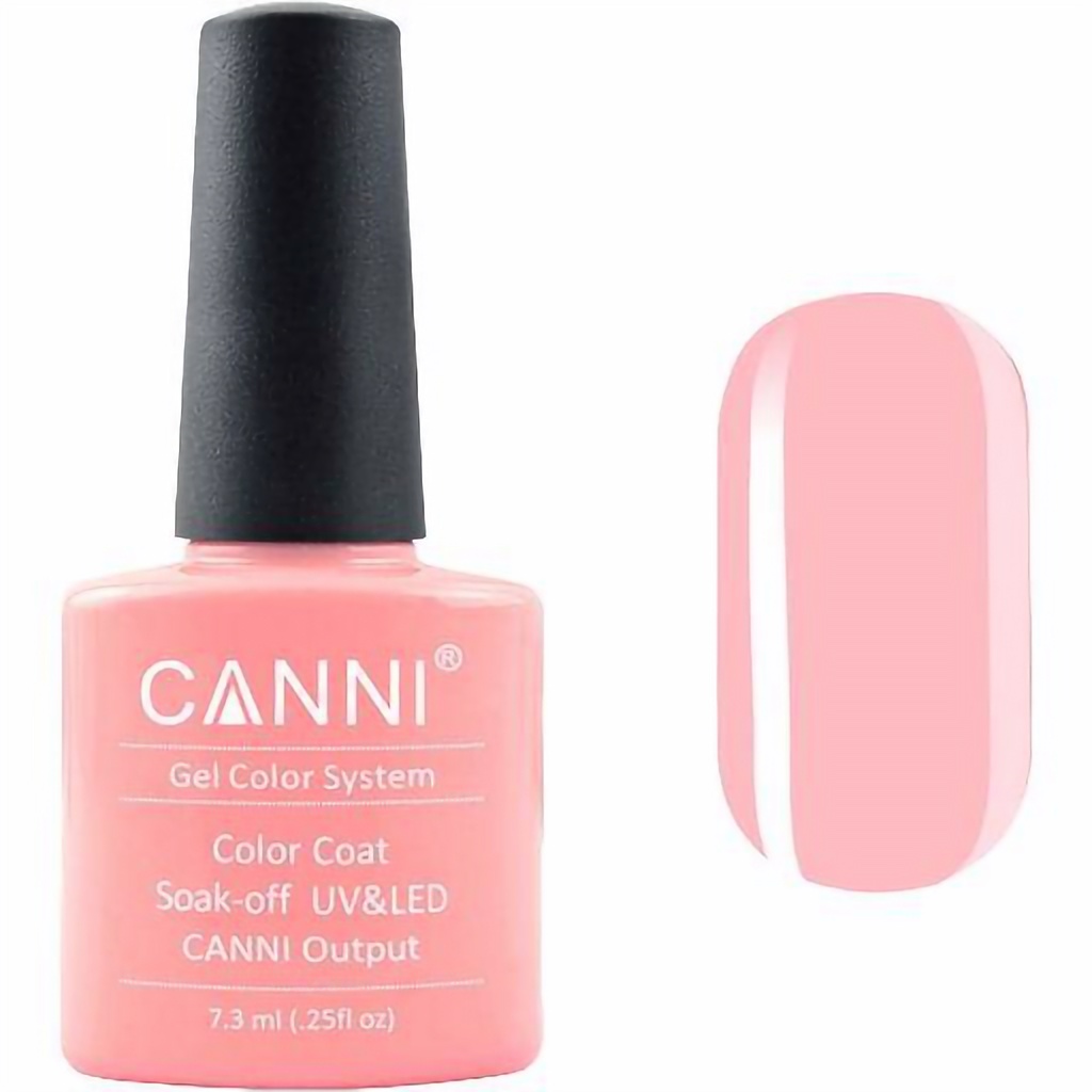 Гель-лак Canni Color Coat Soak-off UV&LED 11 насыщенный ярко-розовый 7.3 мл - фото 1