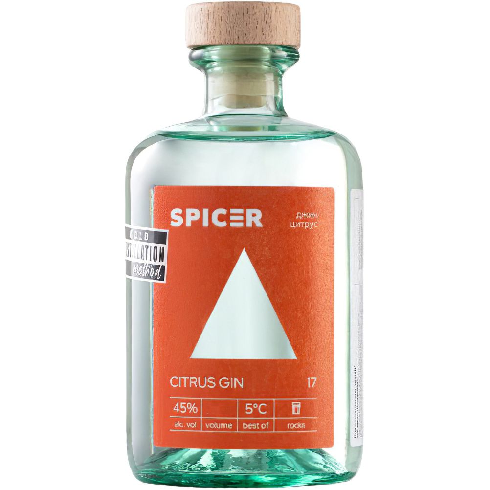 Джин Spicer Цитрусовый 45% 0.7л - фото 1