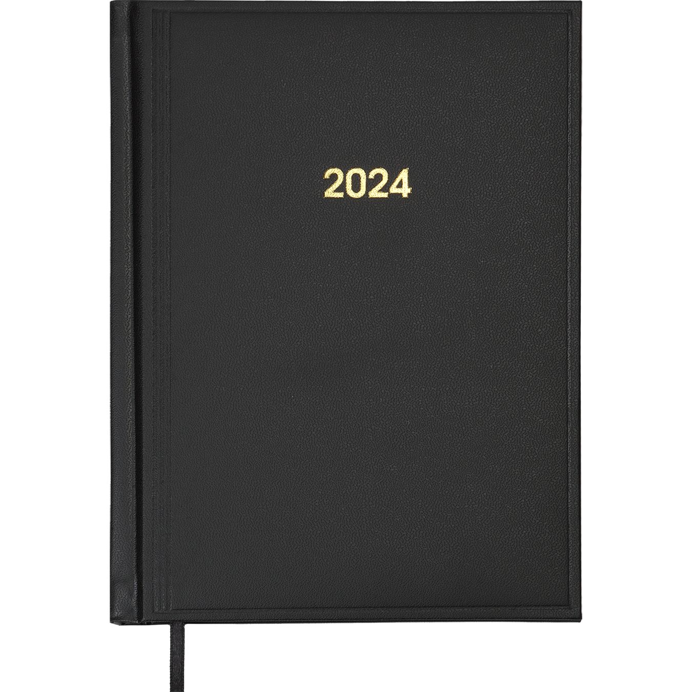Щоденник датований Buromax Base 2024 А5 чорний (BM.2108-01) - фото 1