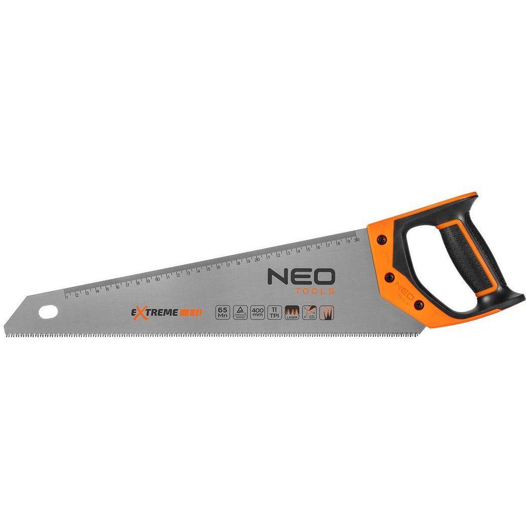 Ножівка по дереву Neo Tools Extreme 11TPI 400 мм (41-161) - фото 1