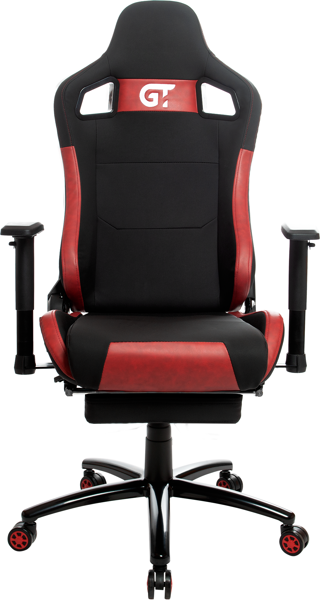 Геймерское кресло GT Racer черное с красным (X-5104 Black/Red) - фото 2