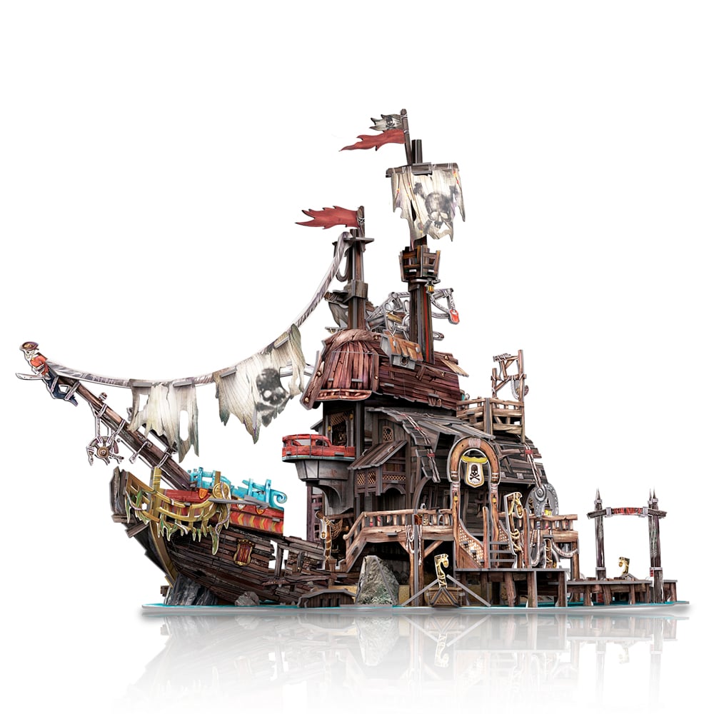 Тривимірна головоломка-конструктор CubicFun Піратський корабель Тортуга (T4039h) - фото 4