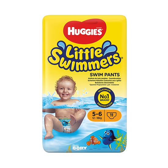 Підгузки-трусики для плавання Huggies Little Swimmers 5-6 (12-18 кг), 11 шт. - фото 2