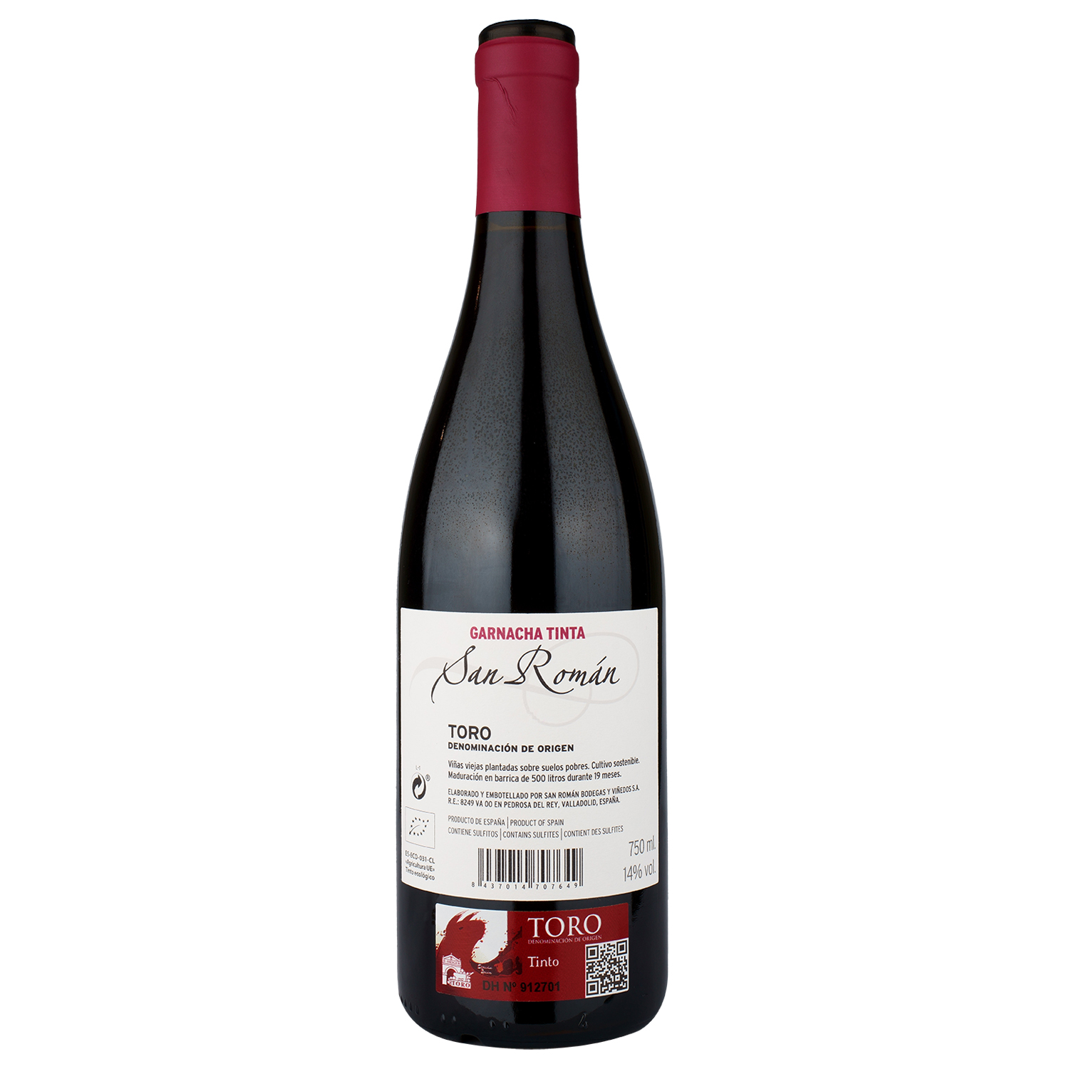 Вино San Roman Bodegas y Vinedos Garnacha 2020, красное, сухое, 0,75 л (R2594) - фото 2