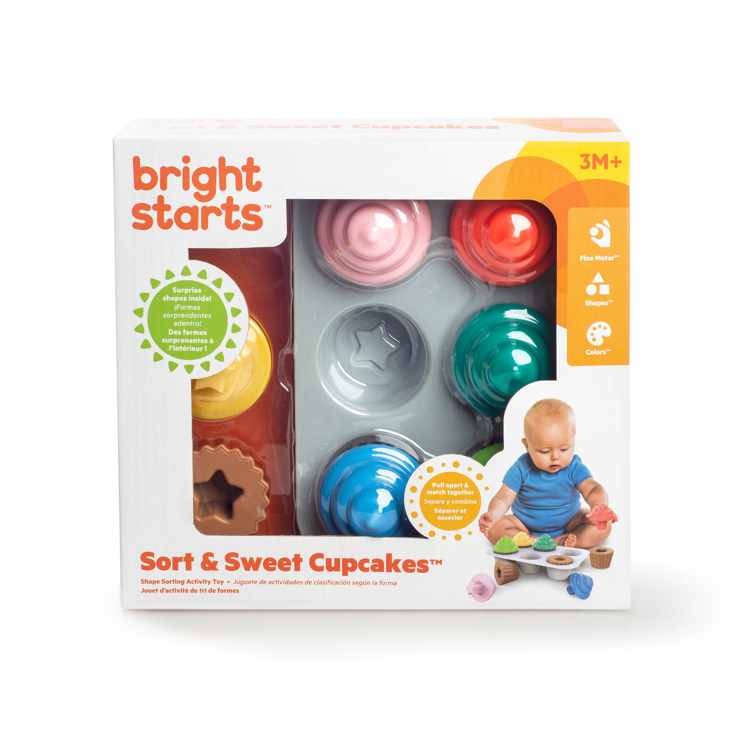 Игрушка-сортер Bright Starts Sort & Sweet Cupcakes (12499) - фото 5