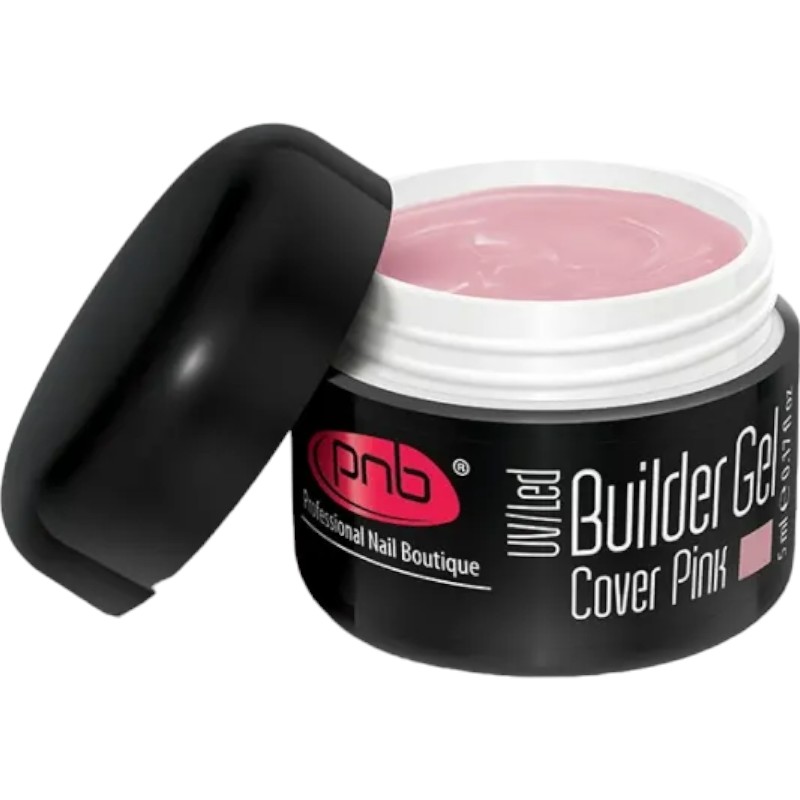 Моделирующий камуфлирующий гель PNB UV/LED Builder Gel Cover Pink 5 мл - фото 1