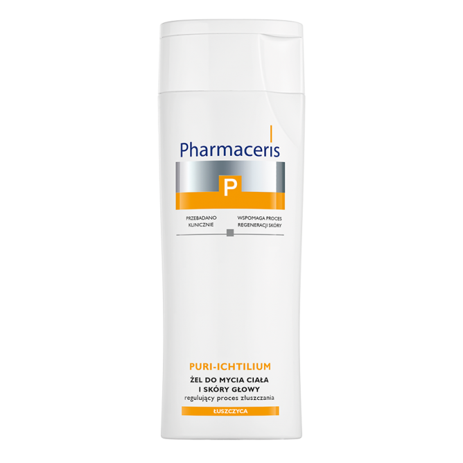 Догляд за шкірою, враженою псоріазом, Pharmaceris P Шампунь + гель для тіла Puri-Ichtilium, 225 мл (E1462) - фото 1