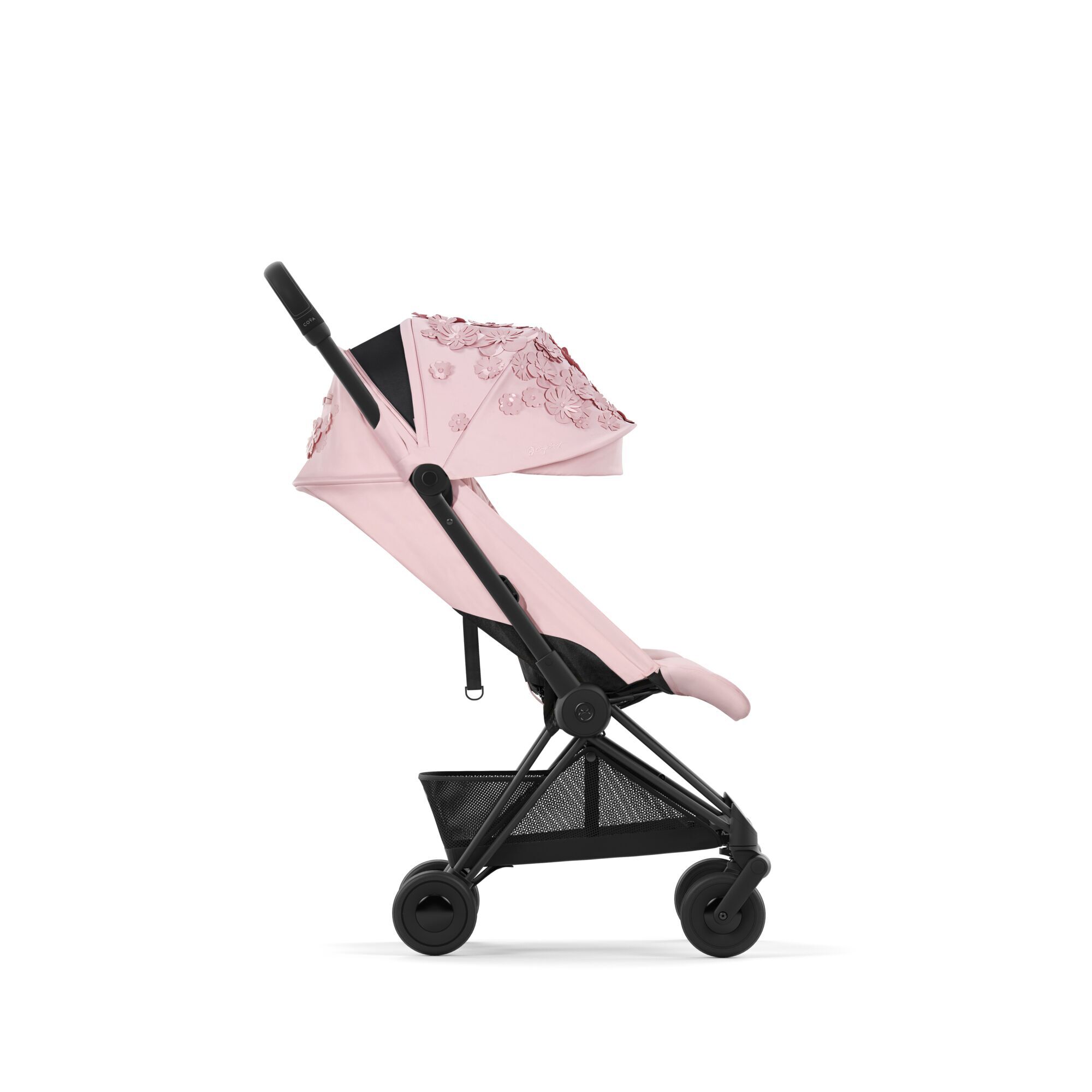 Прогулочная коляска Cybex Coya Matt Simply Flowers Pink розовая (695263) - фото 3