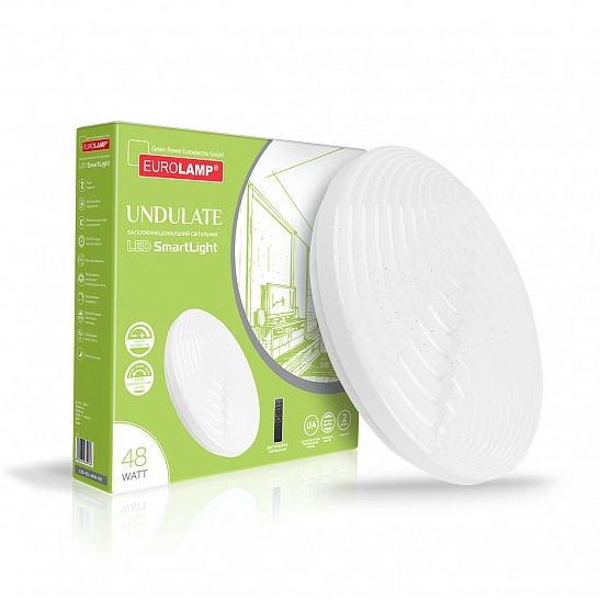 Світильник стельовий Eurolamp Smart light Undulate (LED-ESL-48W-N31) - фото 2