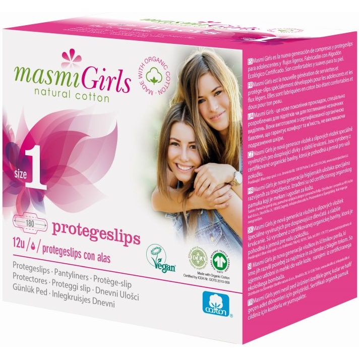 Гігієнічні прокладки для підлітків Masmi Girl 1 розмір 12 шт. - фото 1