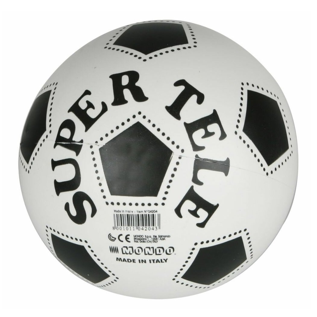 Футбольный мяч Mondo Super Tele, 14 см, белый (04205) - фото 1