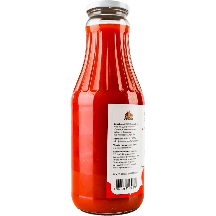 Сок SaLud томатный с мякотью 1 л (931447) - фото 4