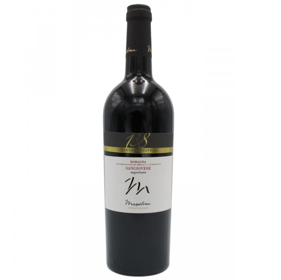 Вино Masselina Sangiovese Романья, красное, 14%, 0,75 л - фото 1