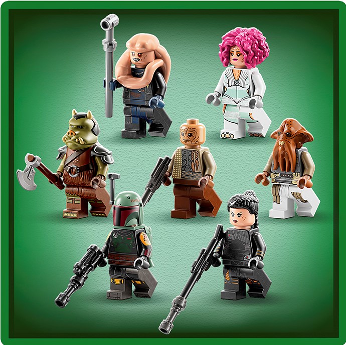 Конструктор LEGO Star Wars Тронний зал Боби Фетта, 732 деталей (75326) - фото 11