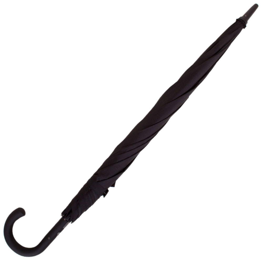 Мужской зонт-трость полуавтомат Fulton 116 см черный - фото 4