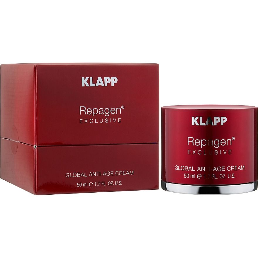 Крем для лица Klapp Repagen Exclusive Global Anti-Age Cream антивозрастной 50 мл - фото 1